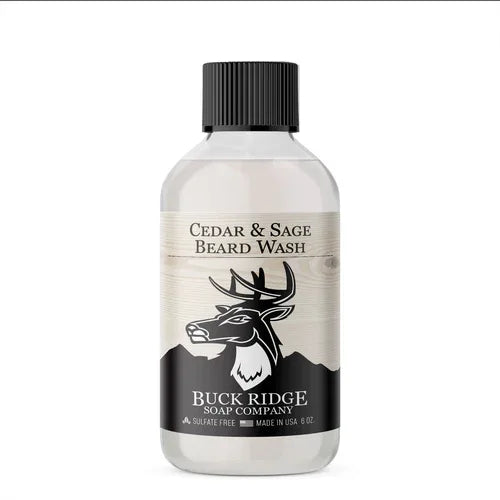 Buck Ridge Zeder und Salbei Bartshampoo